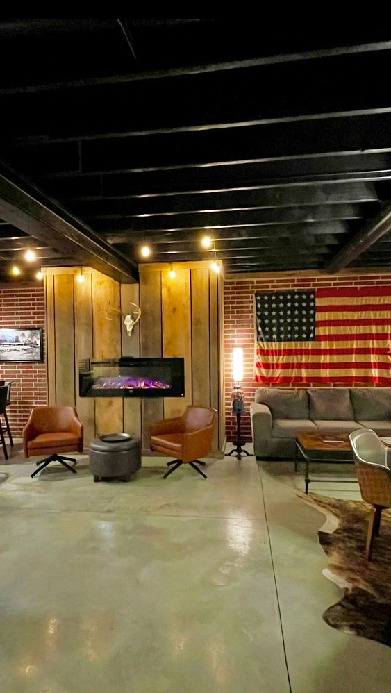 Throwing it back to our basement remodel in 2022. A true labor of love  

#LTKdayinmylife #LTKHome #LTKstorytime