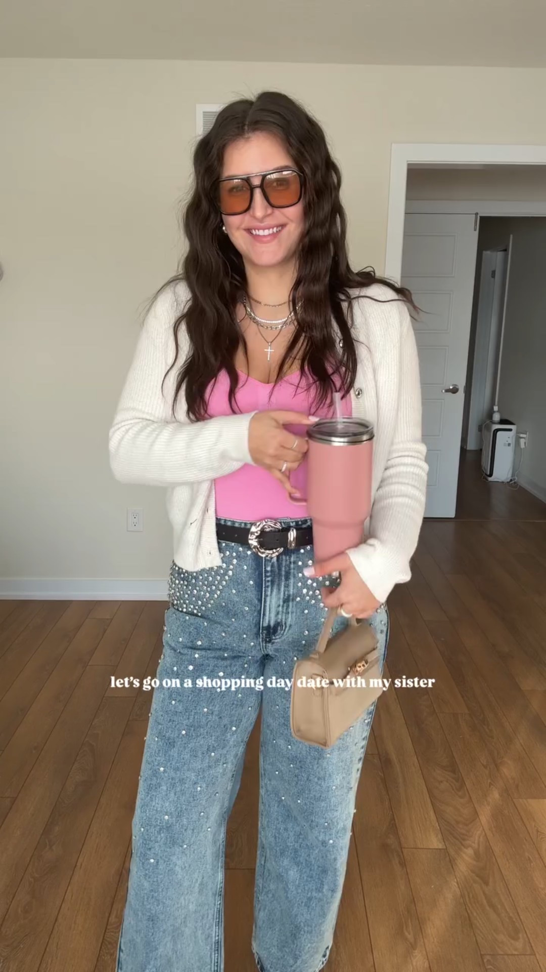 Day date with my sister 🤍

Nothing dramatic.
No huge haul.
Tried on a pair of shoes and a belt and called it productive.

Just coffee, wandering through stores, giving each other honest opinions, and celebrating small finds like they’re major wins.

This is your reminder that getting dressed and going out doesn’t have to be a whole event. Sometimes it’s just about putting on a cute outfit, walking around, and spending time with someone who hypes you up in the dressing room (even if you’re only trying on accessories 😅).

Mid-size, grown-woman shopping looks a lot like this intentional, realistic, and still fun.

Tell me…are you a “buy one good thing” shopper or a “leave with five bags” girl? 👀

#MidSizeStyle
#SisterTime
#RealLifeFashion
#EverydayOutfitInspo
#WomenOver30Style

#LTKmidsize #LTKwinter #LTKjeans