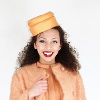 1960S Melon Orange Pillbox Hat With Netting Cover - Vfg Member | Etsy (US)