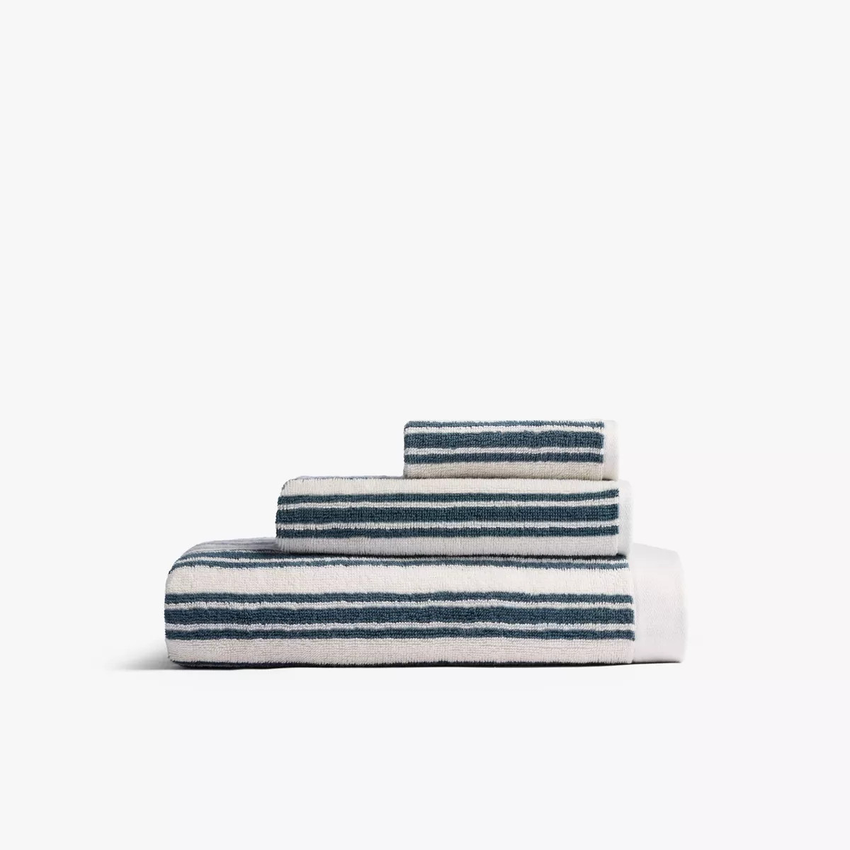 Striped Supersoft Bath Hand Towel Jade & Parchment - Parachute for Target | Target