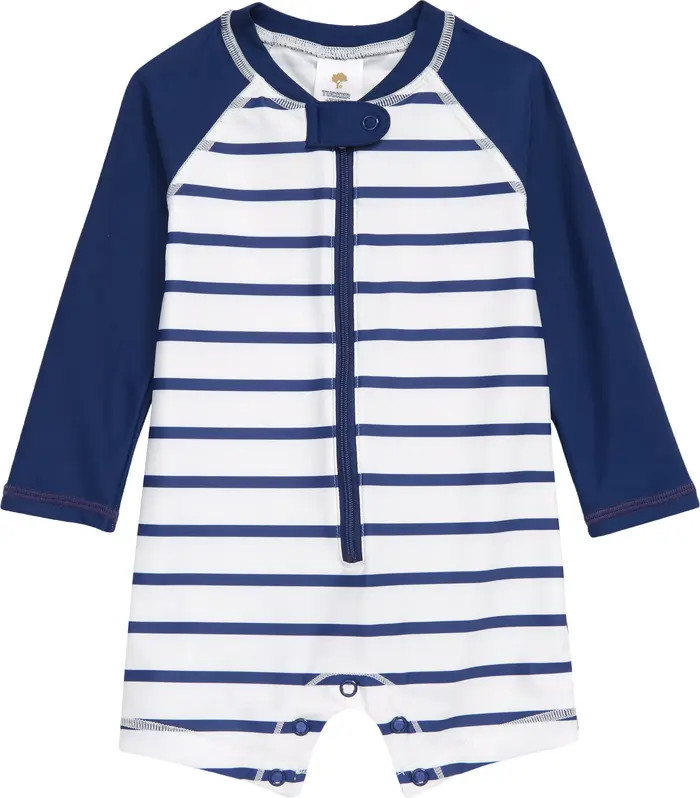Tucker + Tate Stripe One-Piece Rashguard Swimsuit | Nordstrom | Nordstrom