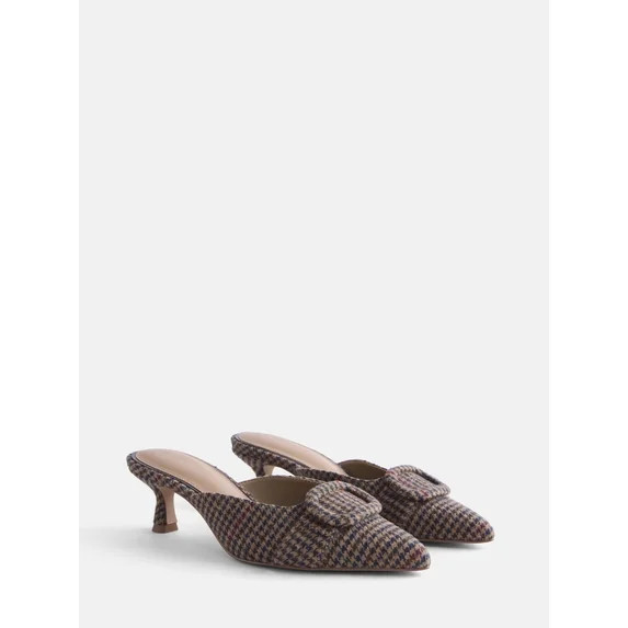 Free Assembly Women's Heeled Mules | Walmart (US)