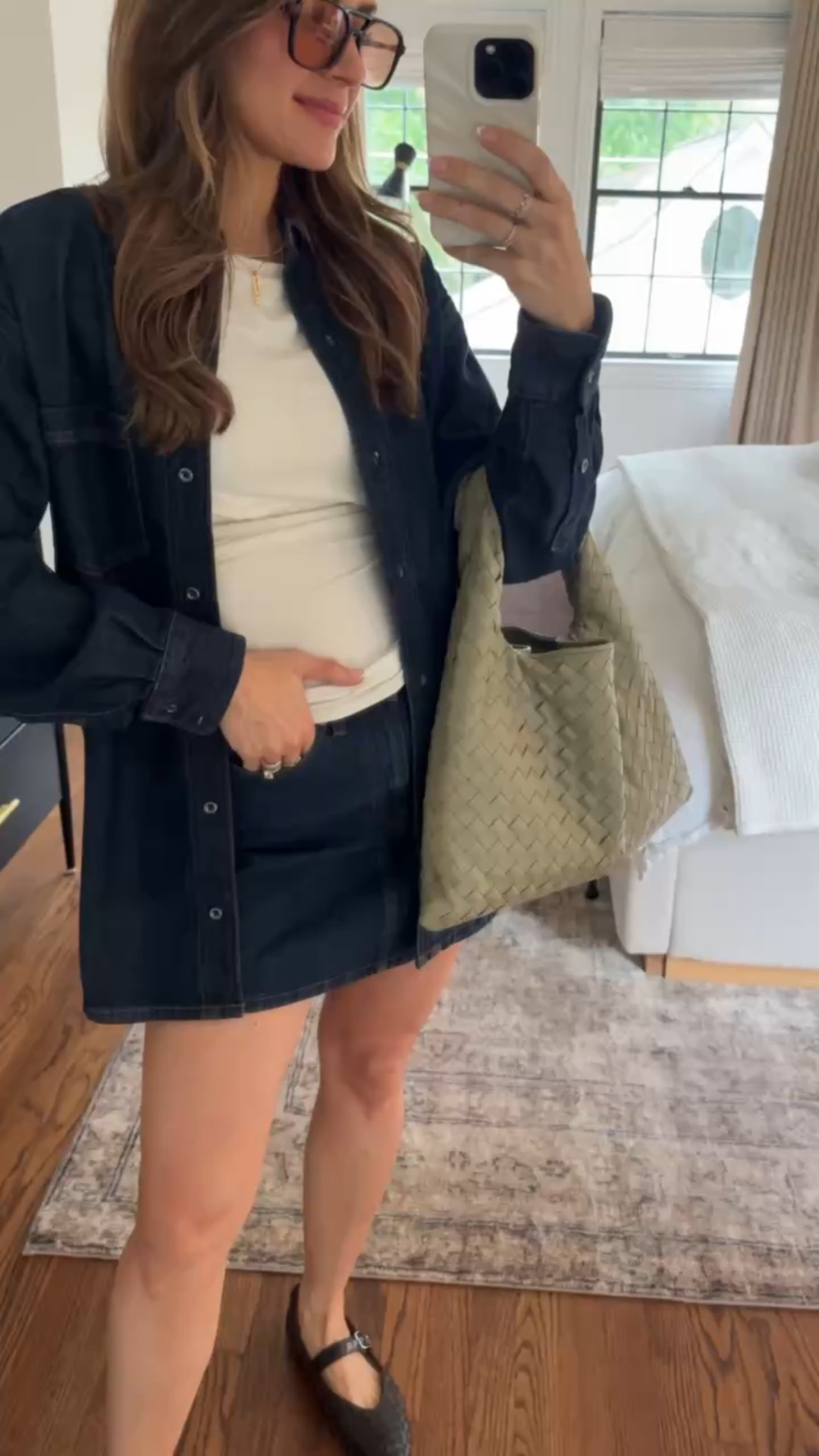 GDWM: DENIM SET ✨
Shirt Jacket (XS) & Skirt (26)

My flats are on sale right now - use code SPRING20 

#LTKItBag #LTKShoeCrush #LTKStyleTip