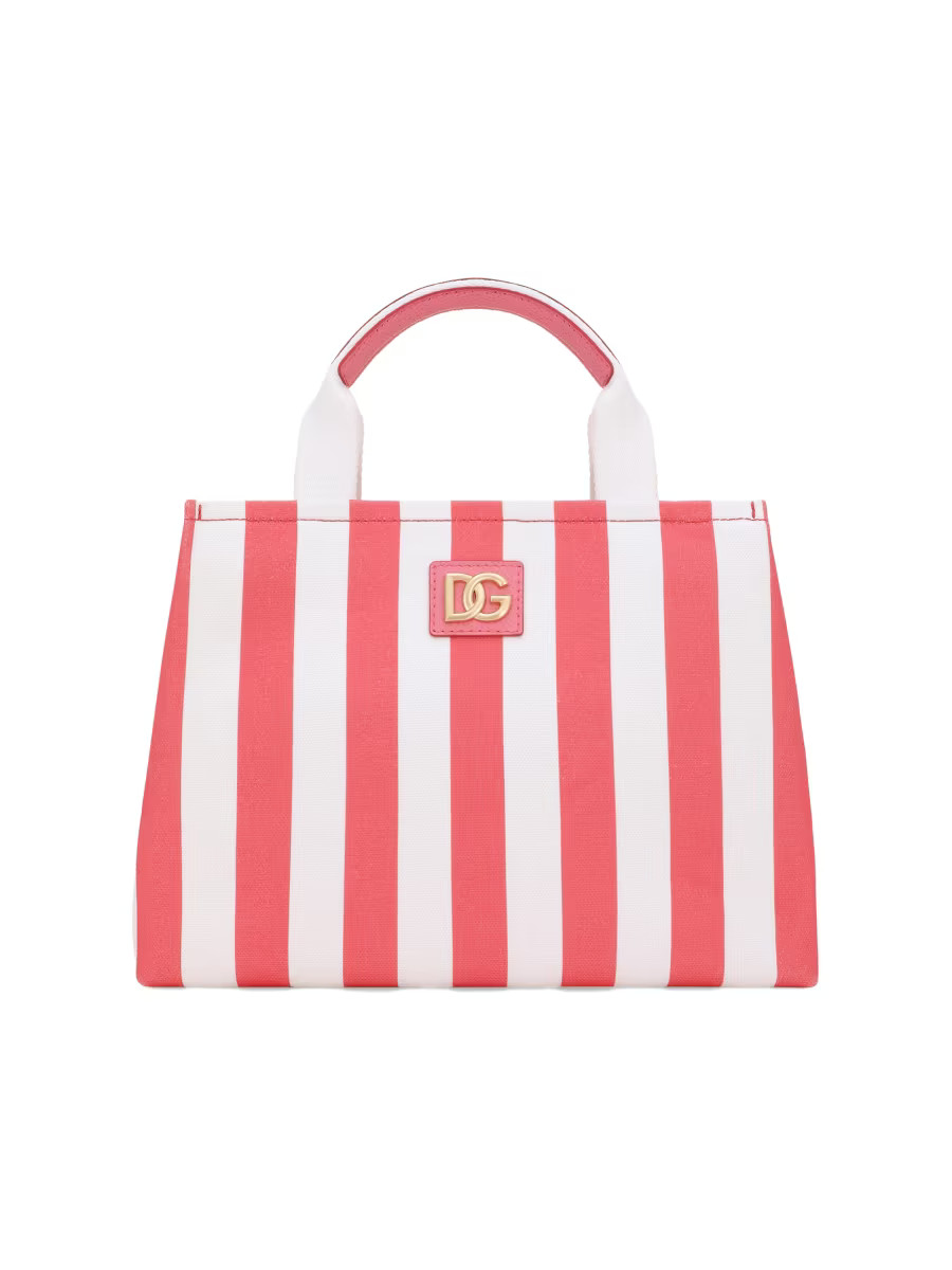 Striped Canvas Top Handle Bag | Saks Fifth Avenue