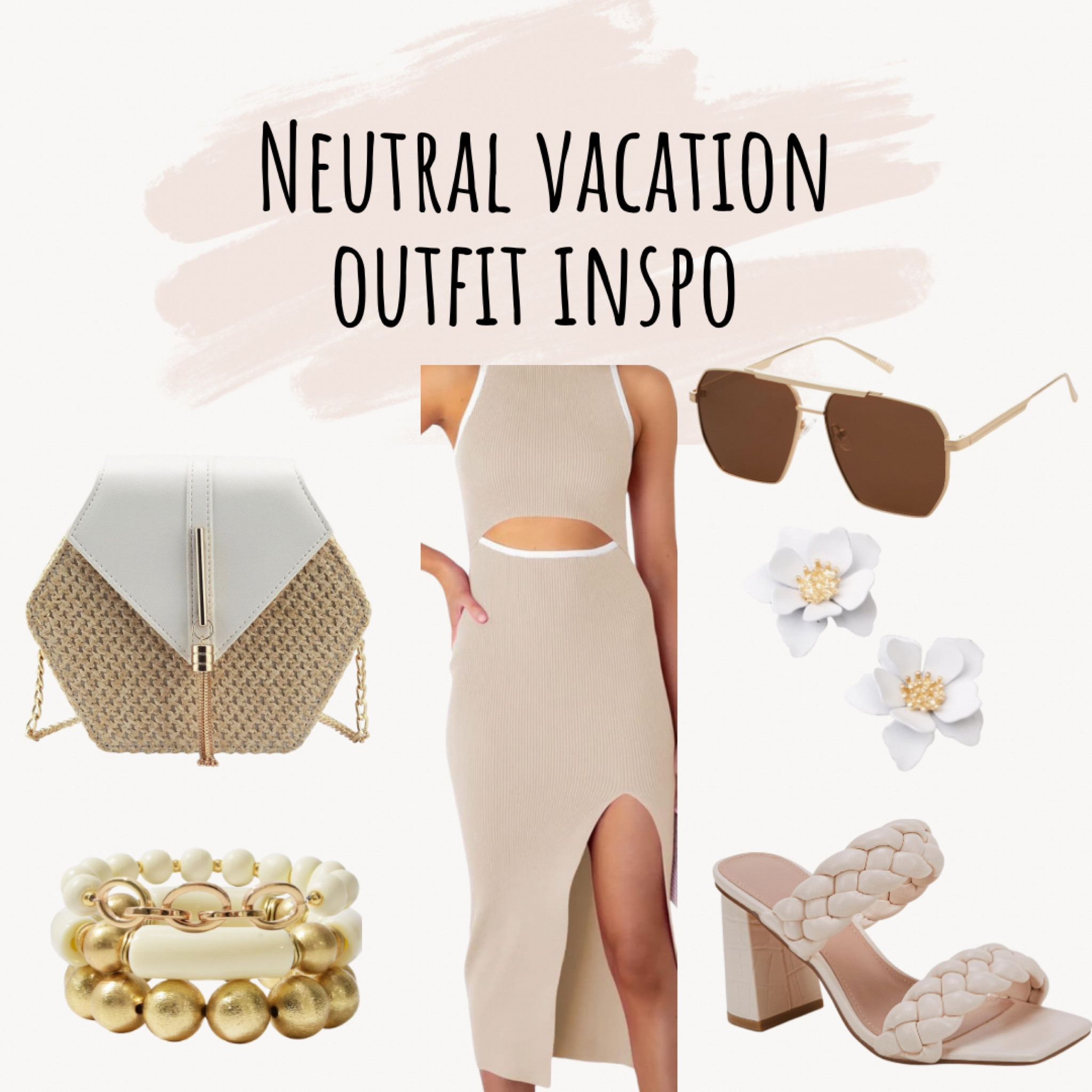 Neutral outfit inspo - perfect outfit for a beach vacation 

#neutraloutfit #amazonfinds #vacationoutfit #maxidress #beachbag #purse #sandals #neutralstyle #sunglasses #jewelry 
#chic # outfitinspo 

#LTKfindsunder50 #LTKswim #LTKstyletip