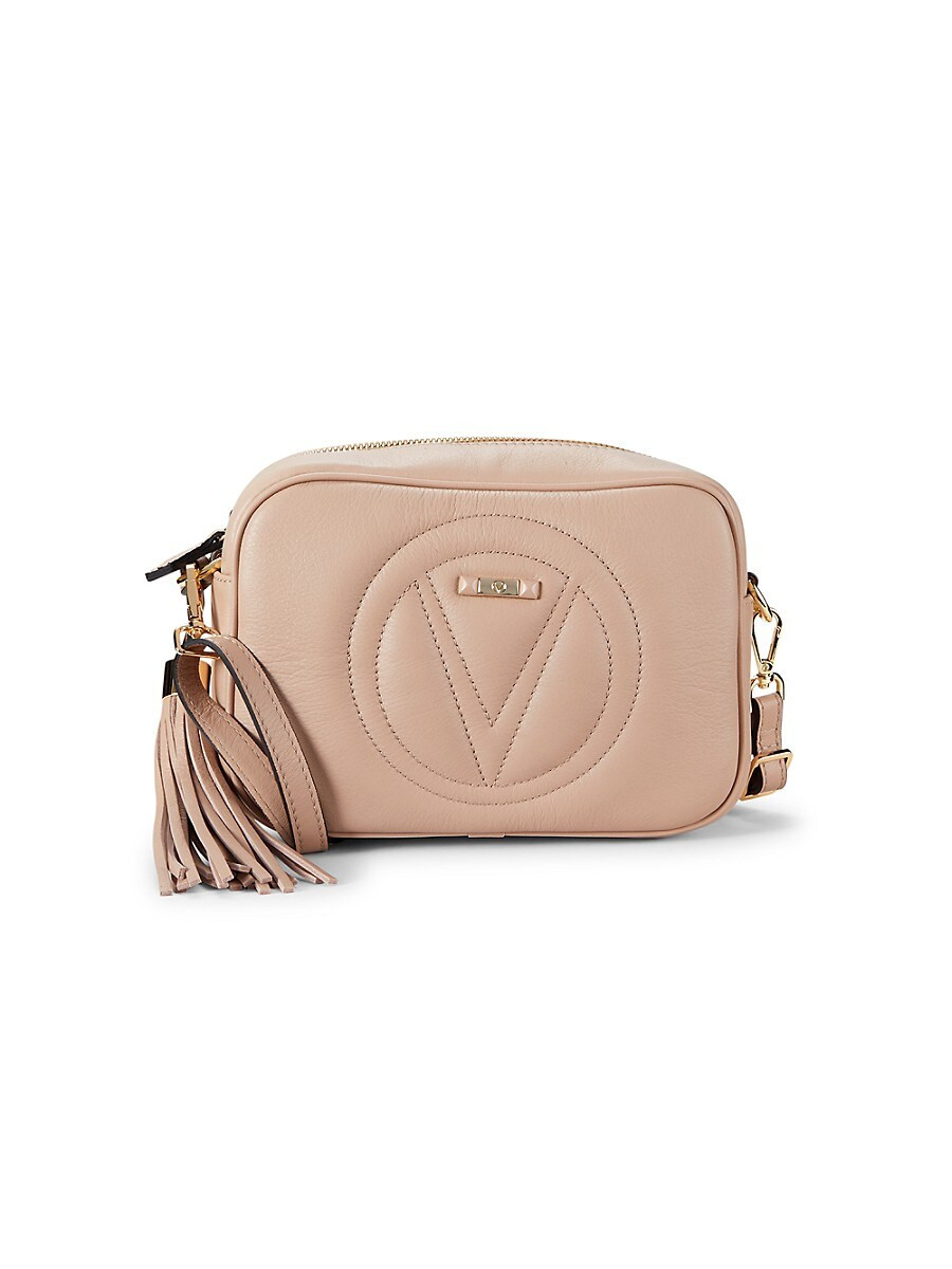 Valentino by Mario Valentino Women's Mia Leather Camera Crossbody Bag - Nude | Saks Fifth Avenue OFF 5TH