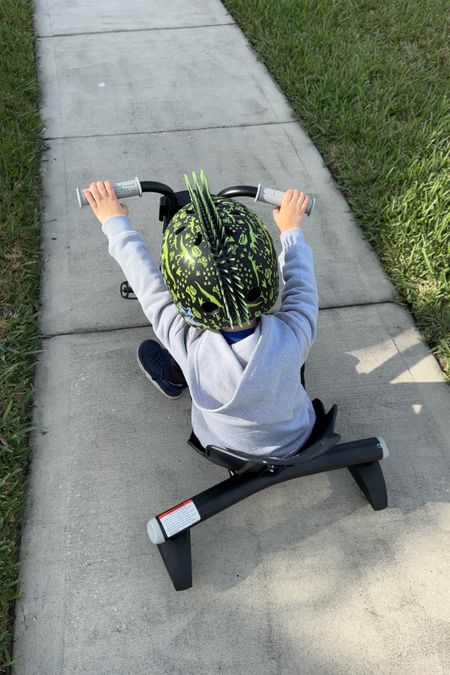 Merry Christmas and Happy New Year from one cool kid to another ;) 

This adorable green and black Mohawk dinosaur helmet was a great match for brothers new rip rider bike! 

Outdoor kids | bicycle | rip rider 360 | target find | gifts | gift idea | gift guide | ages 6+ 

#LTKGiftGuide #LTKkids #LTKfamily