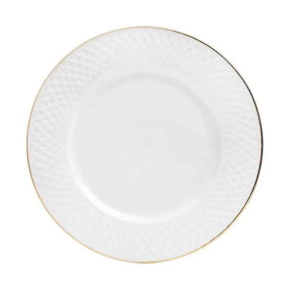 Prato de Sobremesa Home Style Eclat Gold 21 cm - Camicado | Camicado (BR)