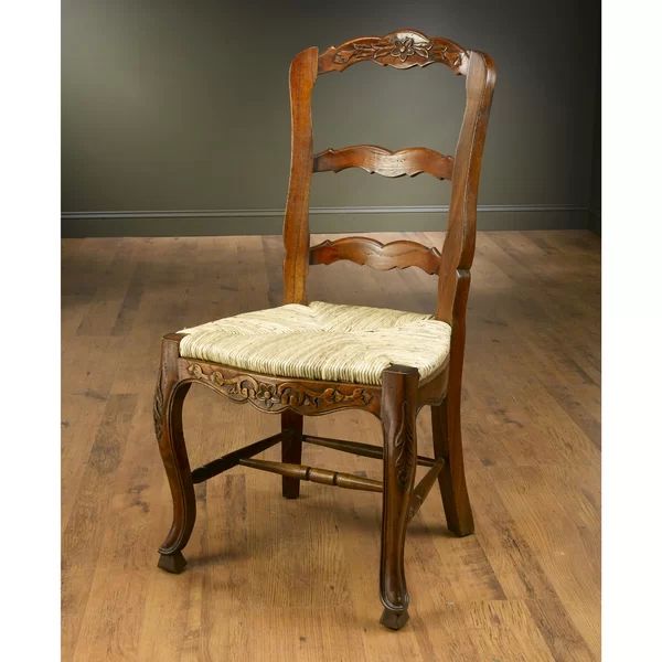Castiel Solid Wood Ladder Back Side Chair | Wayfair North America