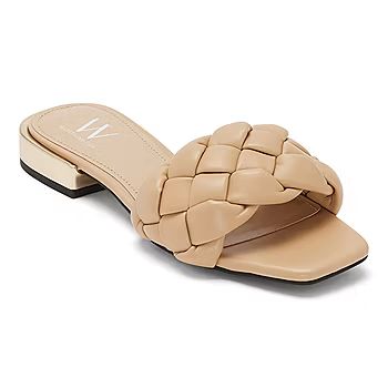 Worthington Womens Dalton Slide Sandals | JCPenney