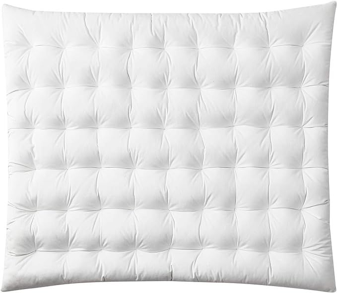 DormCo Rainha Cushion Tufted College Headboard - White Velvet | Amazon (US)