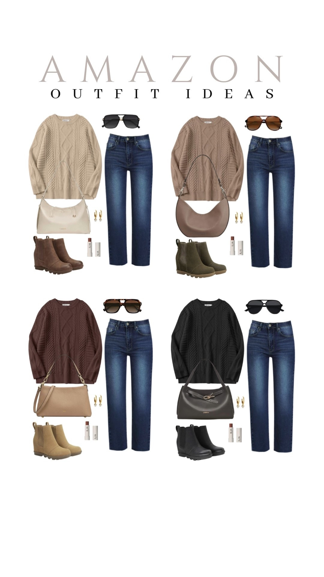Cozy and casual outfit with knit sweater and straight leg jeans you can shop now!
cute shoulder bag, winter booties, iliia lipstick,  beauty finds, affordable fashion, trendy look, viral products, casual outfit idea, how to style, ways to style, fall to winter style, amazon fashion, affordable style, transitional outfit idea

#LTKFindsUnder50 #LTKU #LTKSeasonal