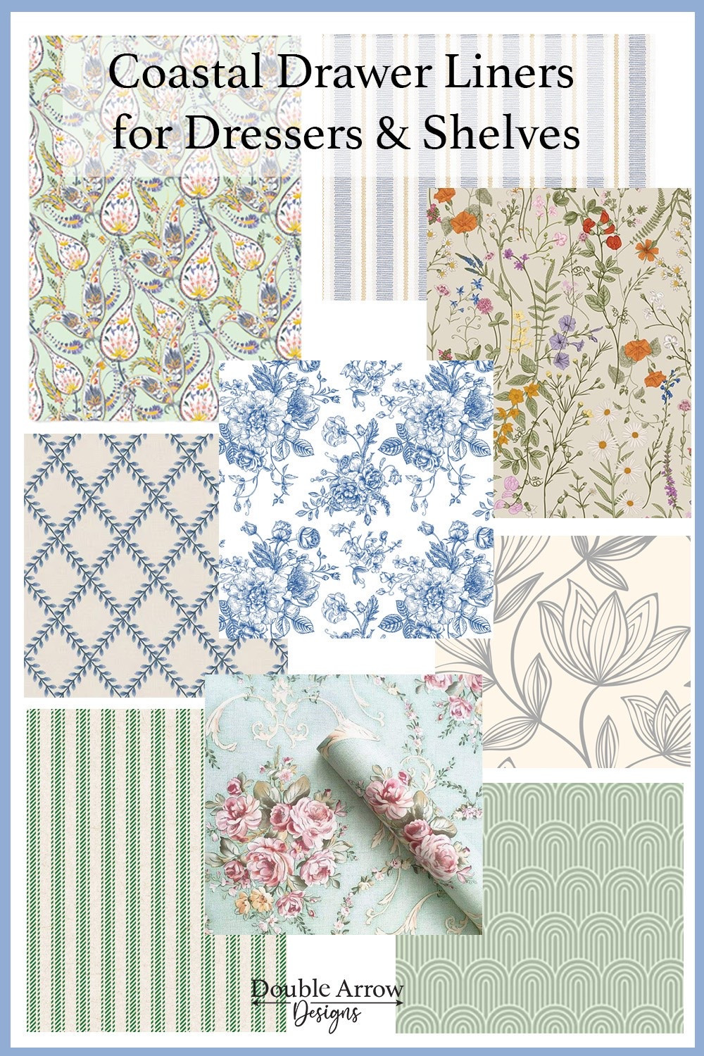 Refresh a dresser, cabinets, and shelves with these coastal inspired draw liners. An easy easy way to add polish, custom look to any furniture makeover.

#LTKHome