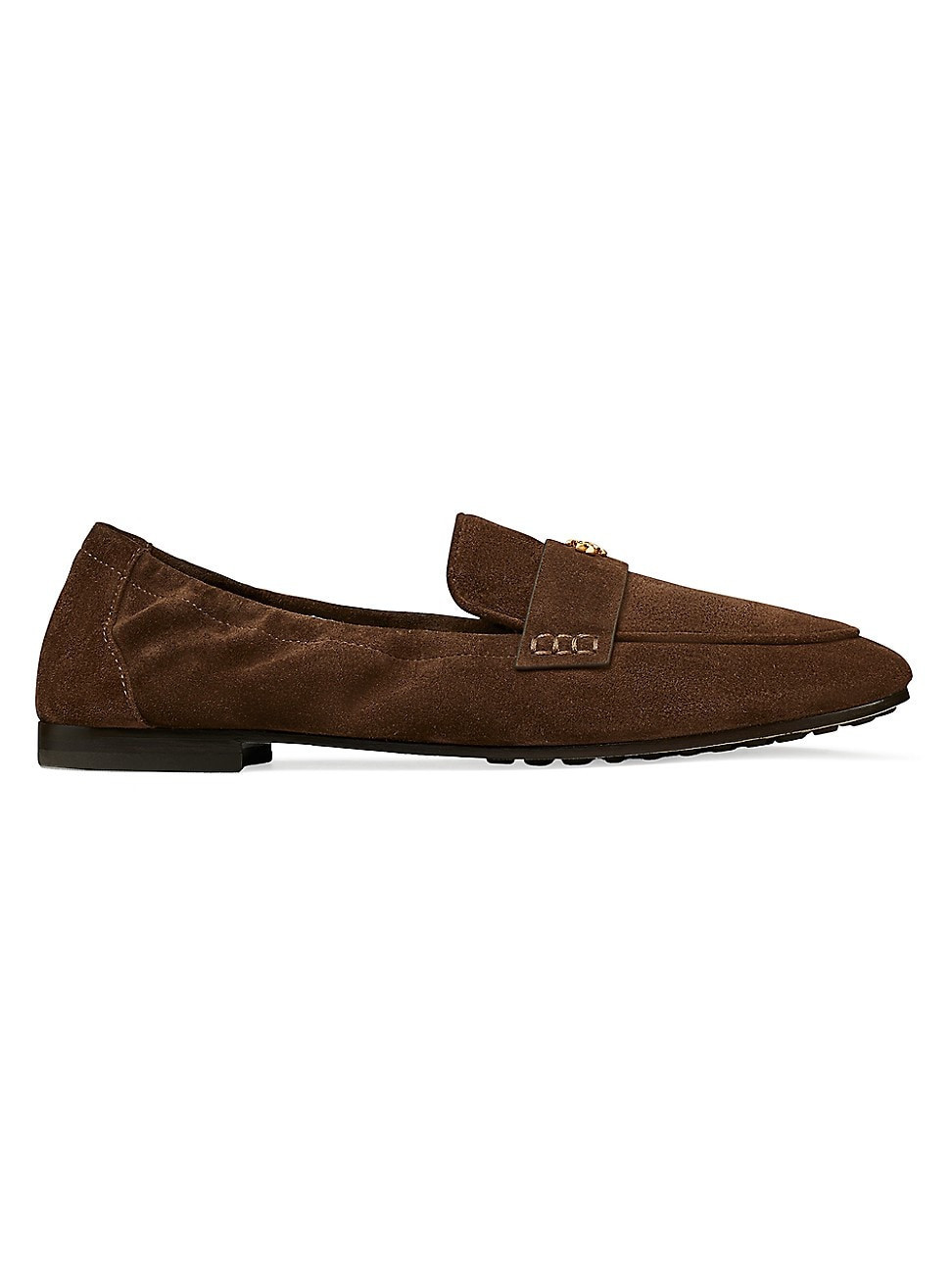 Women's Flat Suede Ballet Loafers - Brown - Size 5 | Saks Fifth Avenue