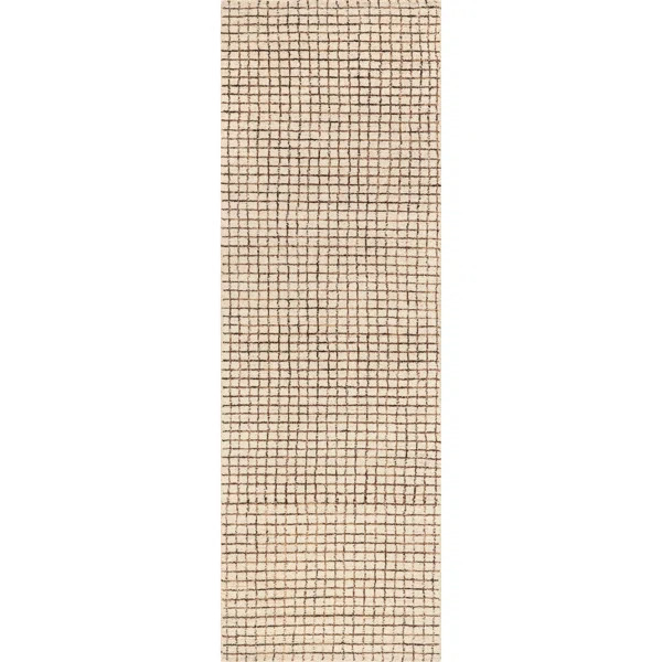 Katasha Checked Wool Area Rug | Wayfair North America