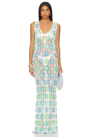 Show Me Your Mumu Vacay Tank Coverup in White Multi Floral from Revolve.com | Revolve Clothing (Global)