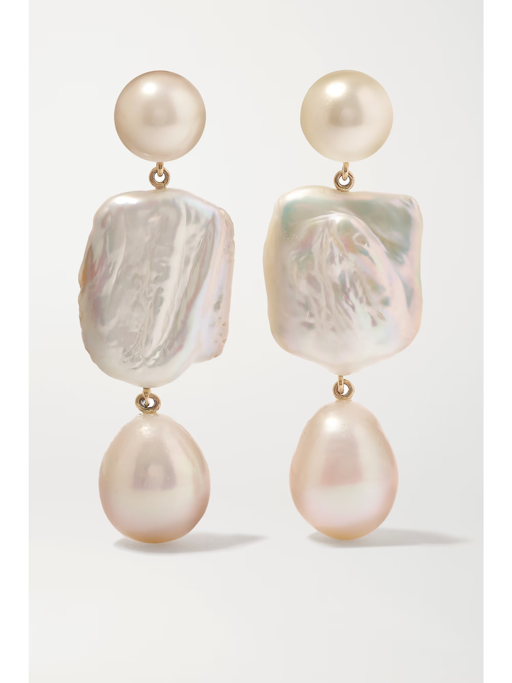 Piet Perle 14-karat gold pearl earrings | NET-A-PORTER (US)