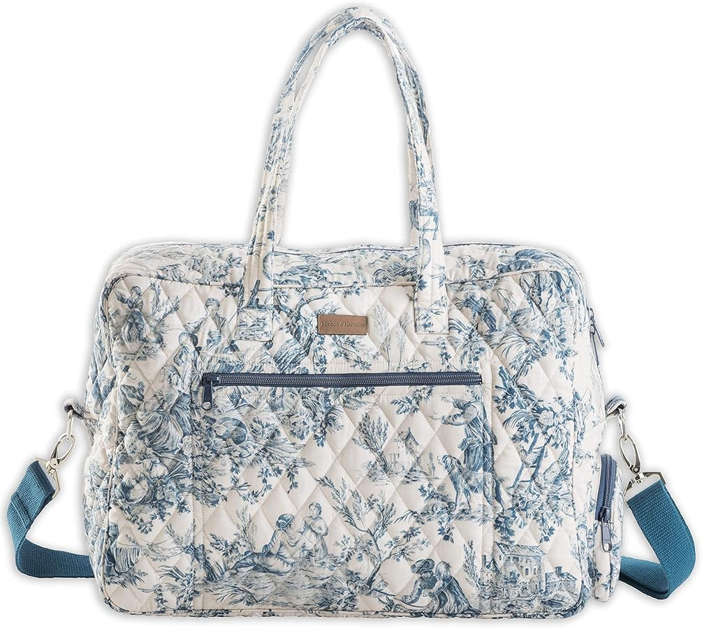 Maison d' Hermine Weekender Bags for Women Cotton Quilted Duffel Overnight Luggage Weekend Bag fo... | Amazon (US)