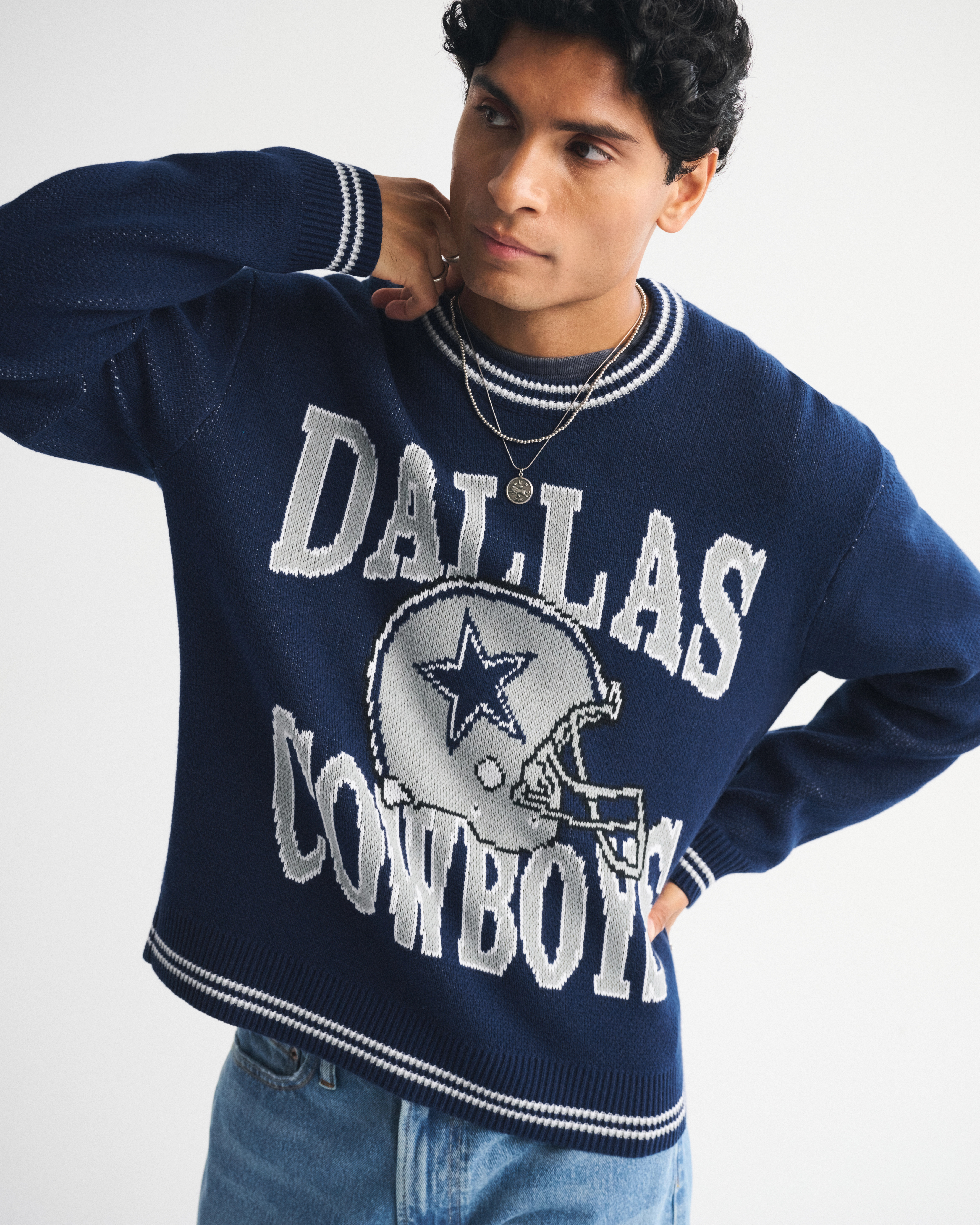 Dallas Cowboys Crew Sweater | Abercrombie & Fitch (US)
