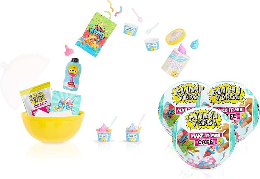 MGA's Miniverse Make It Mini Cafe Series 5 (3 Pack), Mini Collectibles - Mystery Blind Packaging,... | Amazon (US)