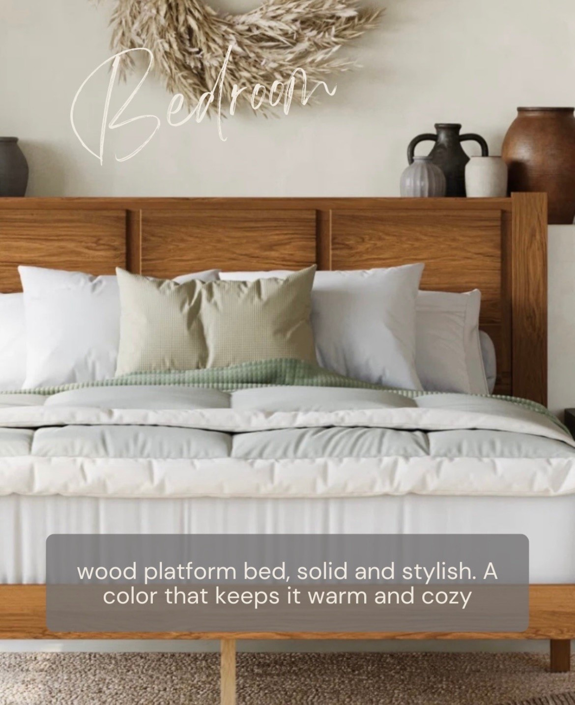 Wayfair- Wow!! My wood platform bed is on sake!! 64% off!! I absolutely love this solid wood bed 
Highly recommended 🤎

#LTKHome #LTKSaleAlert