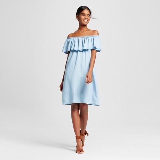 Women's Tencel Off the Shoulder Dress - Alison Andrews | Target