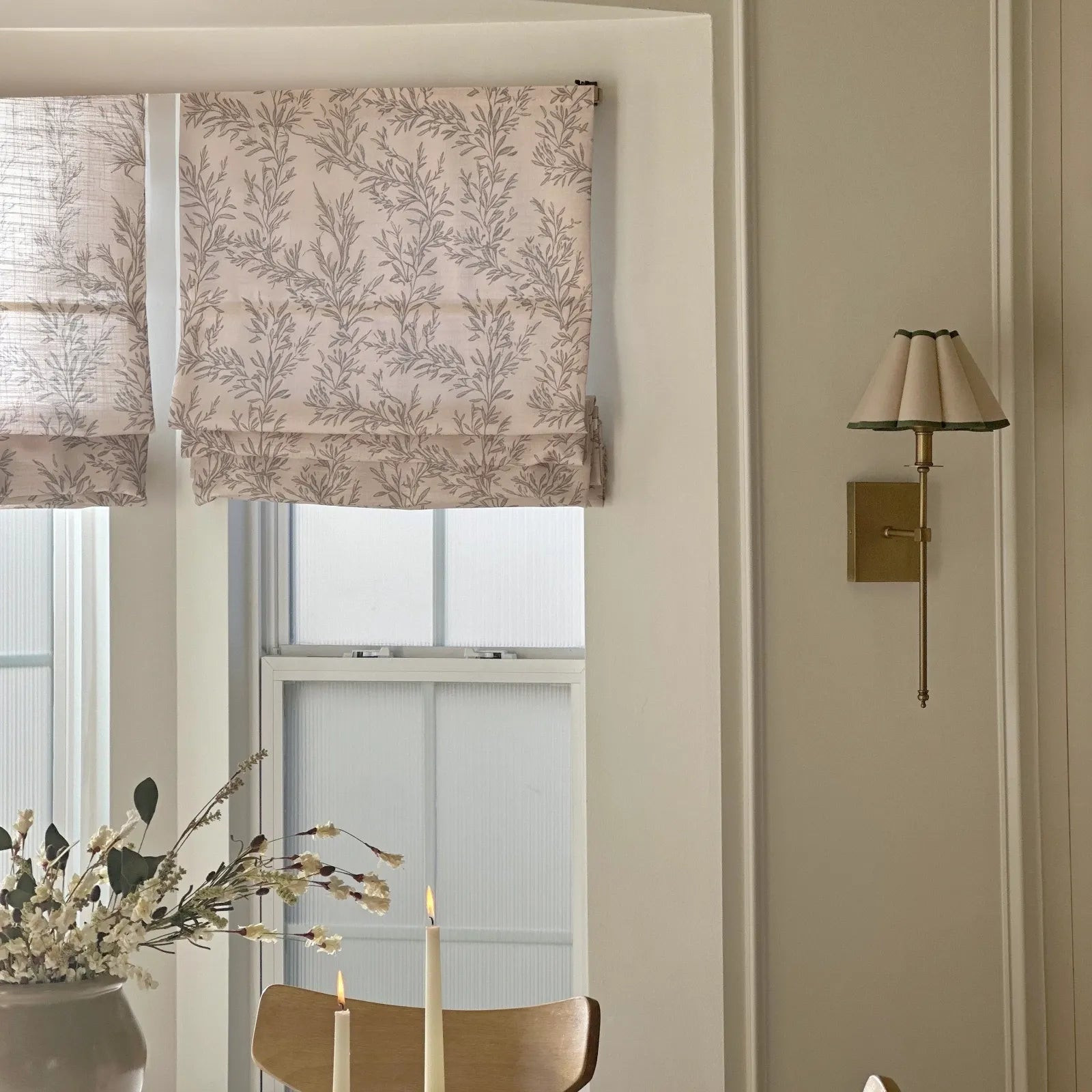 Sara Le Printed Roman Shade Cordless | TWOPAGES