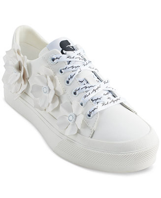 Women's Georgia Lace-Up Embellished Sneakers | Macy's