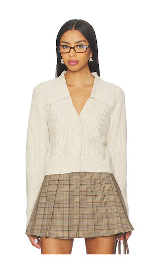 Janae Cardigan in Oat | Revolve Clothing (Global)