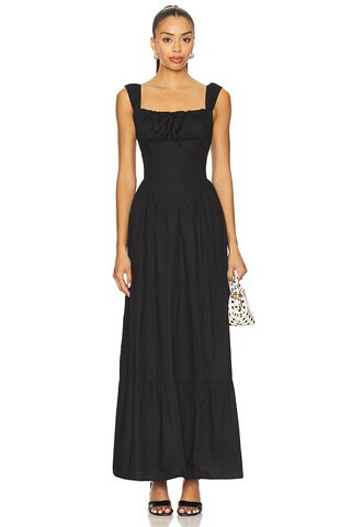 MORE TO COME Maeve Maxi Dress in Black from Revolve.com | Revolve Clothing (Global)