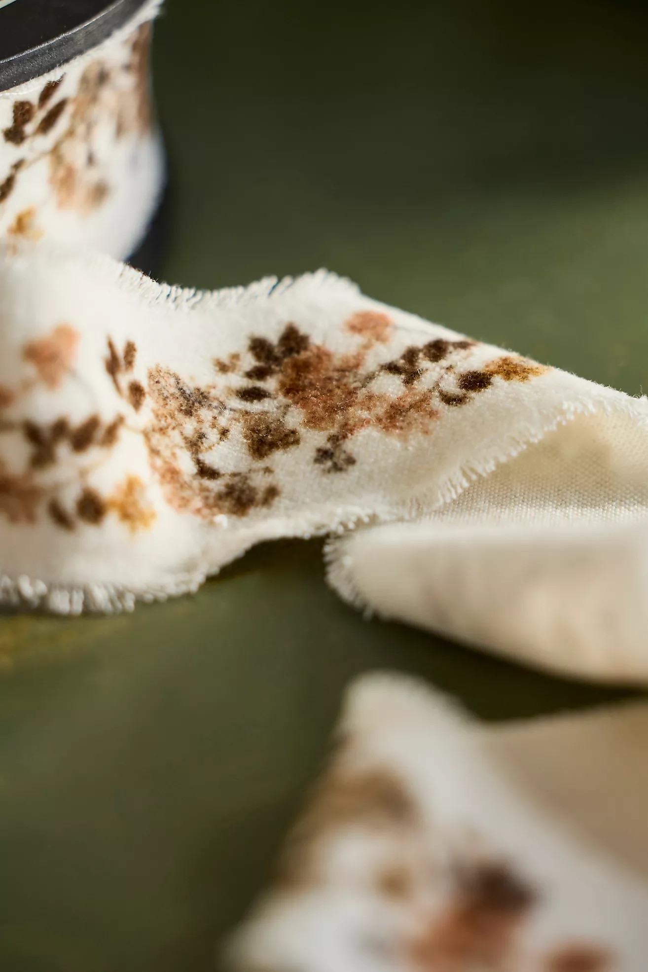 Autumn Floral Velvet Ribbon | Anthropologie (US)