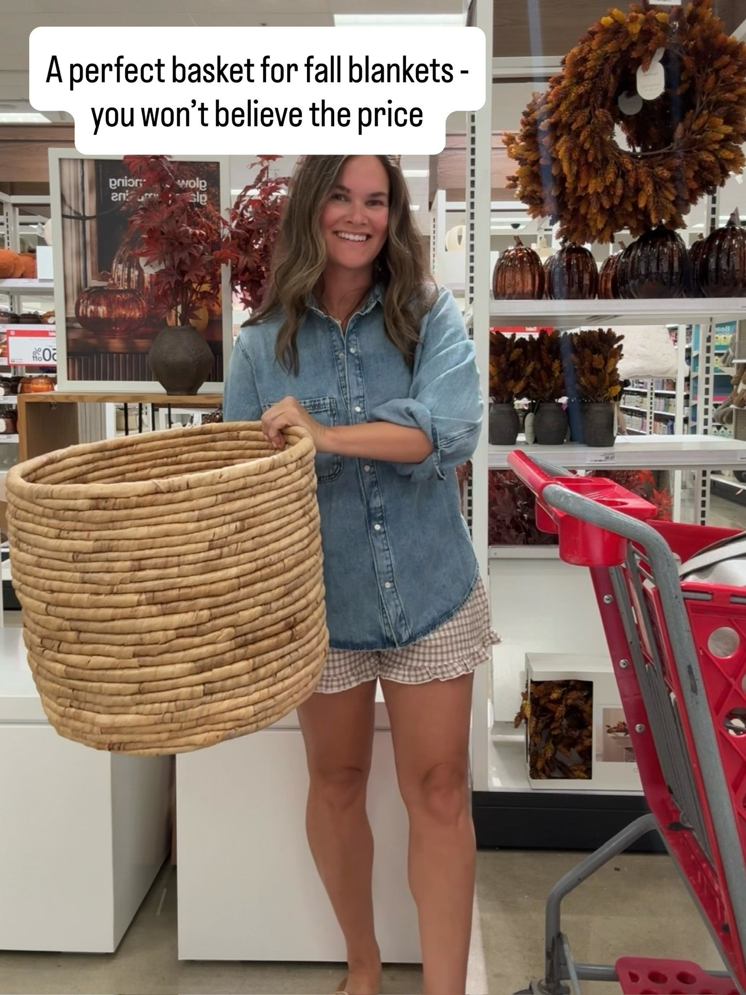 This basket!! Perfect size to throw in alllll the blankets + still look cute in the home!

#LTKHome #LTKmomlife #LTKdayinmylife