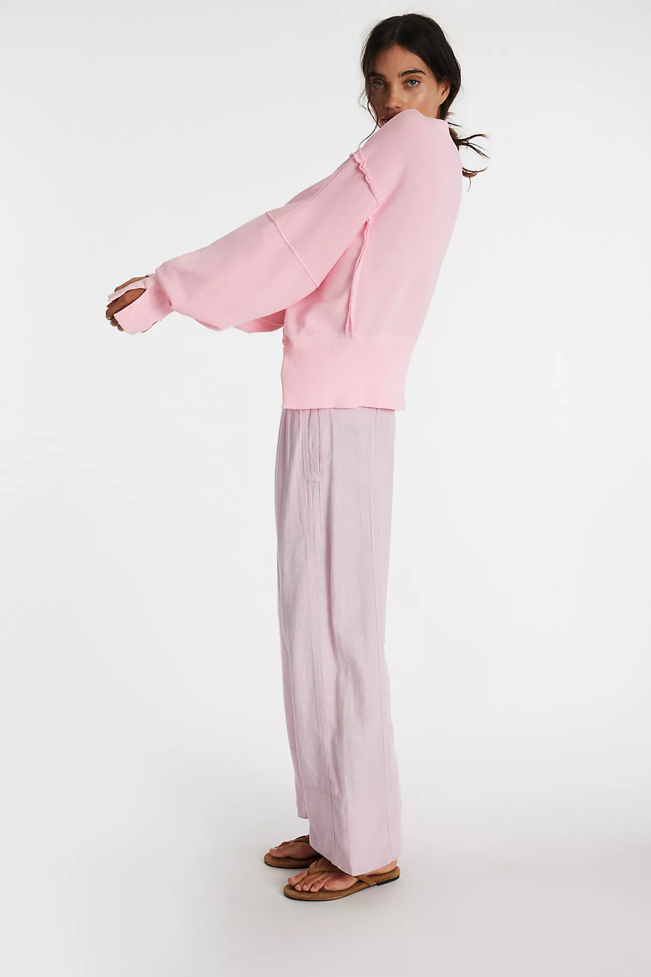 Day's End Linen Pull-On Pants | Free People (Global - UK&FR Excluded)