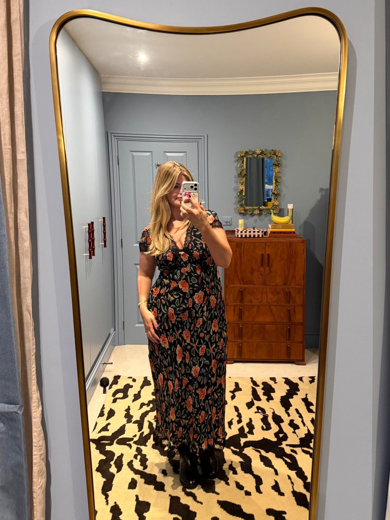 A Christmas Day dress contender! Last night she went on her first date night though but could definitely also wear her to a wedding or Christmas party! From Rixo and I'm wearing a UK size 14

#LTKdatenight #LTKpartywear #LTKwedding