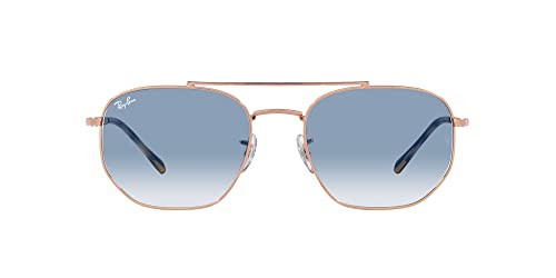 Ray-Ban Womens Rb3707 Sunglasses, Rose Gold/Clear Gradient Blue, 54 Mm US | Amazon (US)