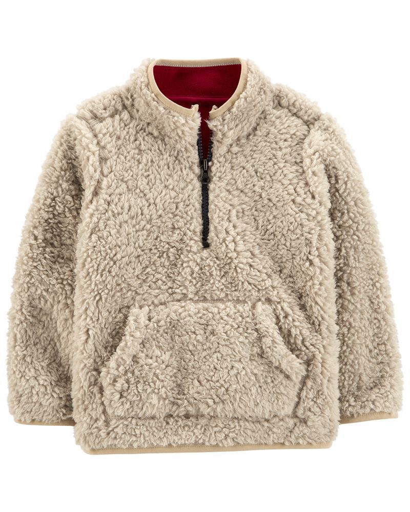 Half-Zip Sherpa Pullover | Carter's