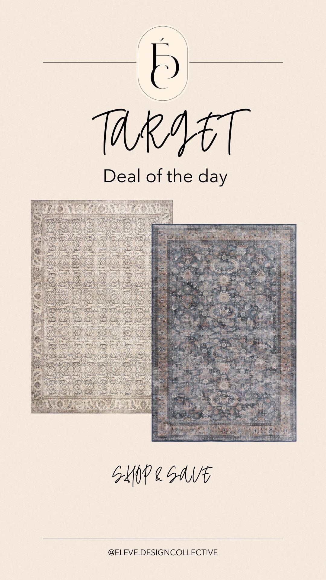 Deal of the day- area rugs up to 70% off! 

#target #targetdealoftheday #arearugs #shoptarget

#LTKSeasonal #LTKHoliday #LTKSaleAlert