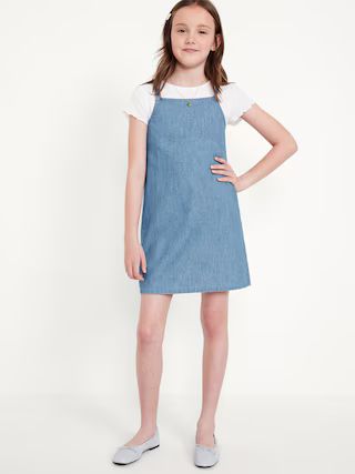 Sleeveless Jean Dress and T-Shirt Set for Girls | Old Navy (US)