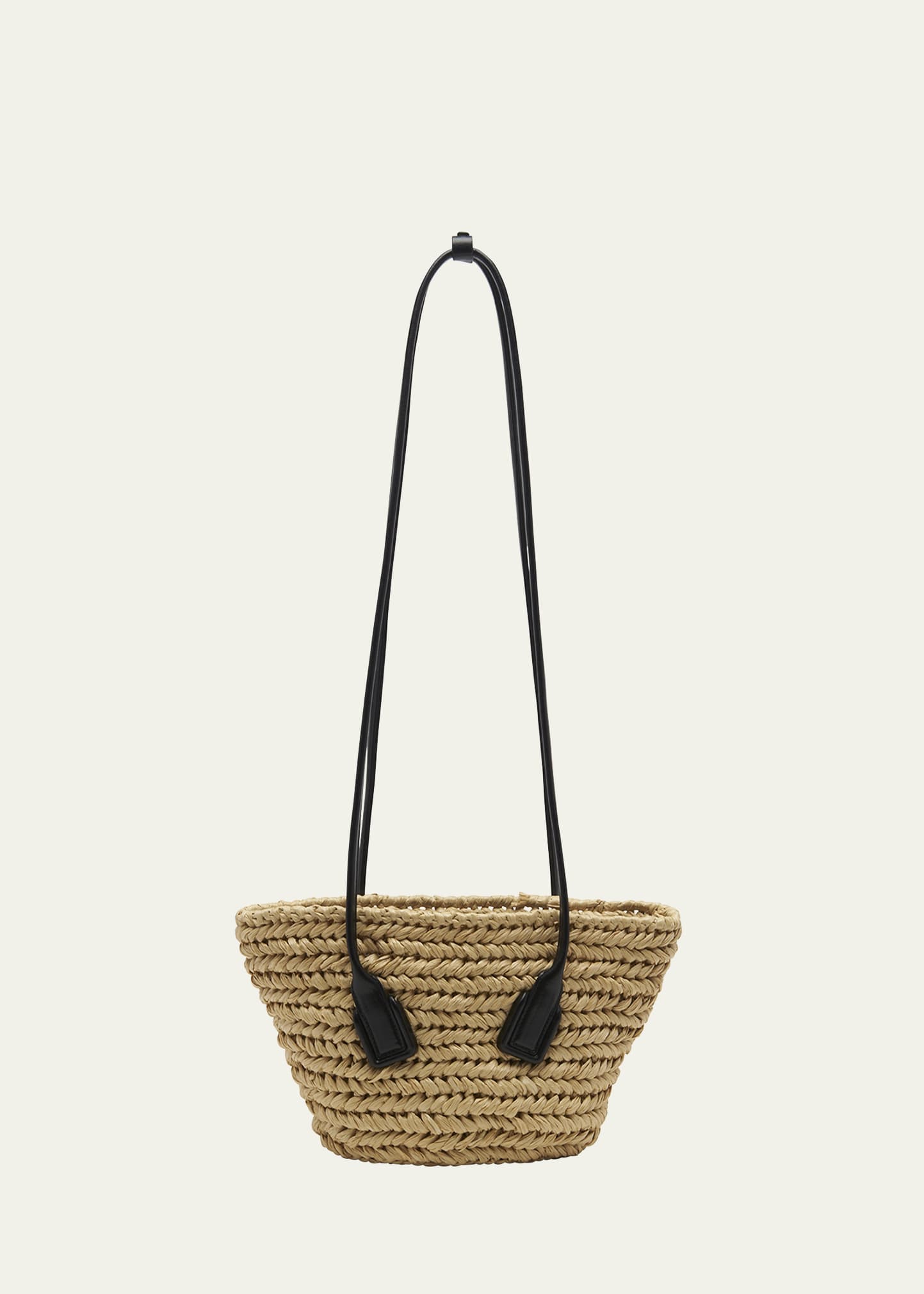 Bottega Veneta Arco Small Crochet Raffia Shoulder Bag | Bergdorf Goodman