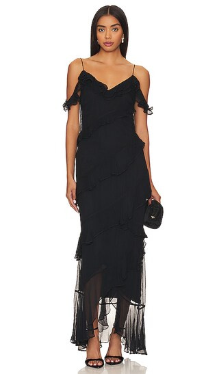 x REVOLVE Maxime Maxi Dress in Black | Revolve Clothing (Global)