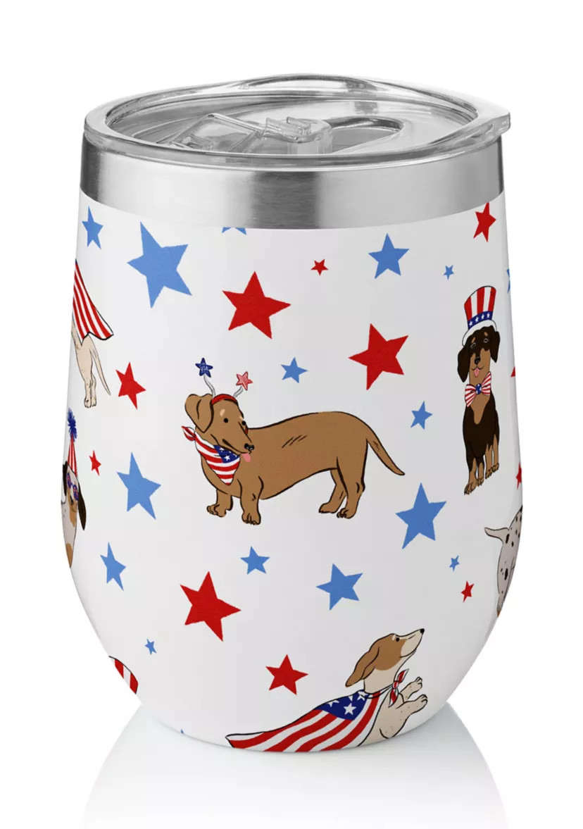 Americana Wine Tumbler with Lid | Belk