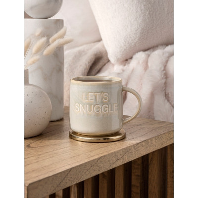 Stacey Solomon Grey Let's Snuggle Mug | George