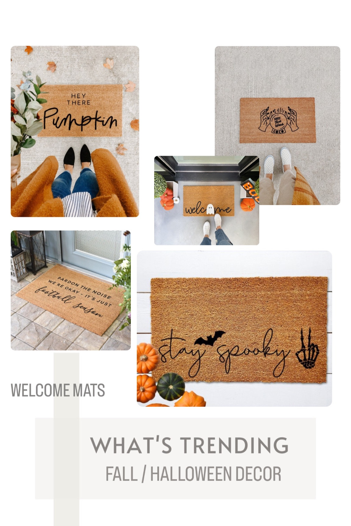 Fall Etsy Home Decor!! Spooky season welcome mats! 

#LTKhome #LTKunder100 #LTKSeasonal