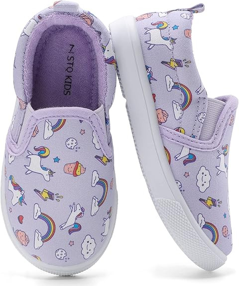 Toddler Boys & Girls Slip On Canvas Shoes | Amazon (US)