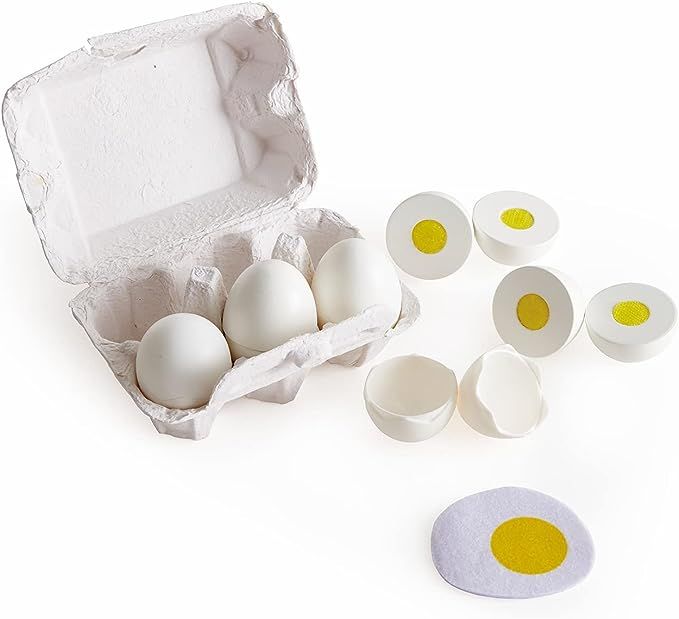 Hape Egg Carton Kitchen Toys Children Play Game Food Toy for Kids Early Development, Learning (3P... | Amazon (US)