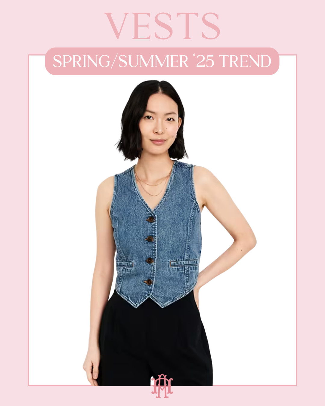 🌸 Spring & Summer Fashion Trends 2025 ✨TREND: DENIM VESTS

 Ready to refresh your wardrobe with this season’s must-have styles? I just shared a brand new YouTube video breaking down the top wearable fashion trends for Spring & Summer 2025 — featuring affordable finds from Walmart, Target, Old Navy and more!💛 Whether you’re dressing for everyday errands, work, vacation, or special occasions — this video has you covered with classic, fun, and flattering styles you’ll actually wear for Spring Summer 2025. 🎥 shop everything linked here on LTK! 

 #LTKSpring #LTKSummer #SpringFashion2025 #SummerStyle2025 #MomStyle #AffordableFashion #LTKTrends #WearableTrends #MidsizeFashion #WalmartFashion #TargetStyle #OldNavyStyle #EverydayStyle #VacationOutfits #CapsuleWardrobe #PreppyStyle #ClassicStyle #ChicAndCasual #LTKSeasonal #LTKFindsUnder50 #LTKStyleTip