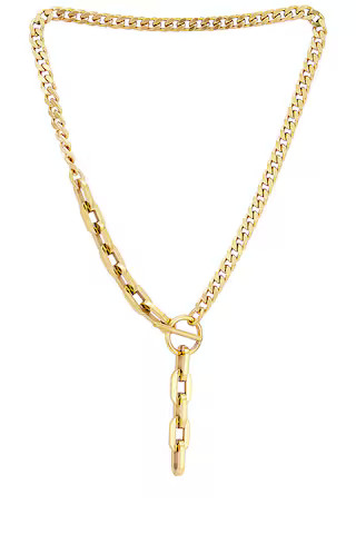 BRACHA York Lariat Necklace in Gold from Revolve.com | Revolve Clothing (Global)