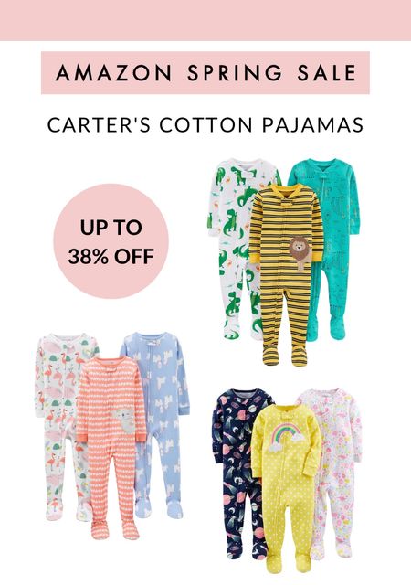 Amazon spring sale find ✨ carters cotton pajamas up to 38% off



#LTKsalealert #LTKkids #LTKfindsunder50