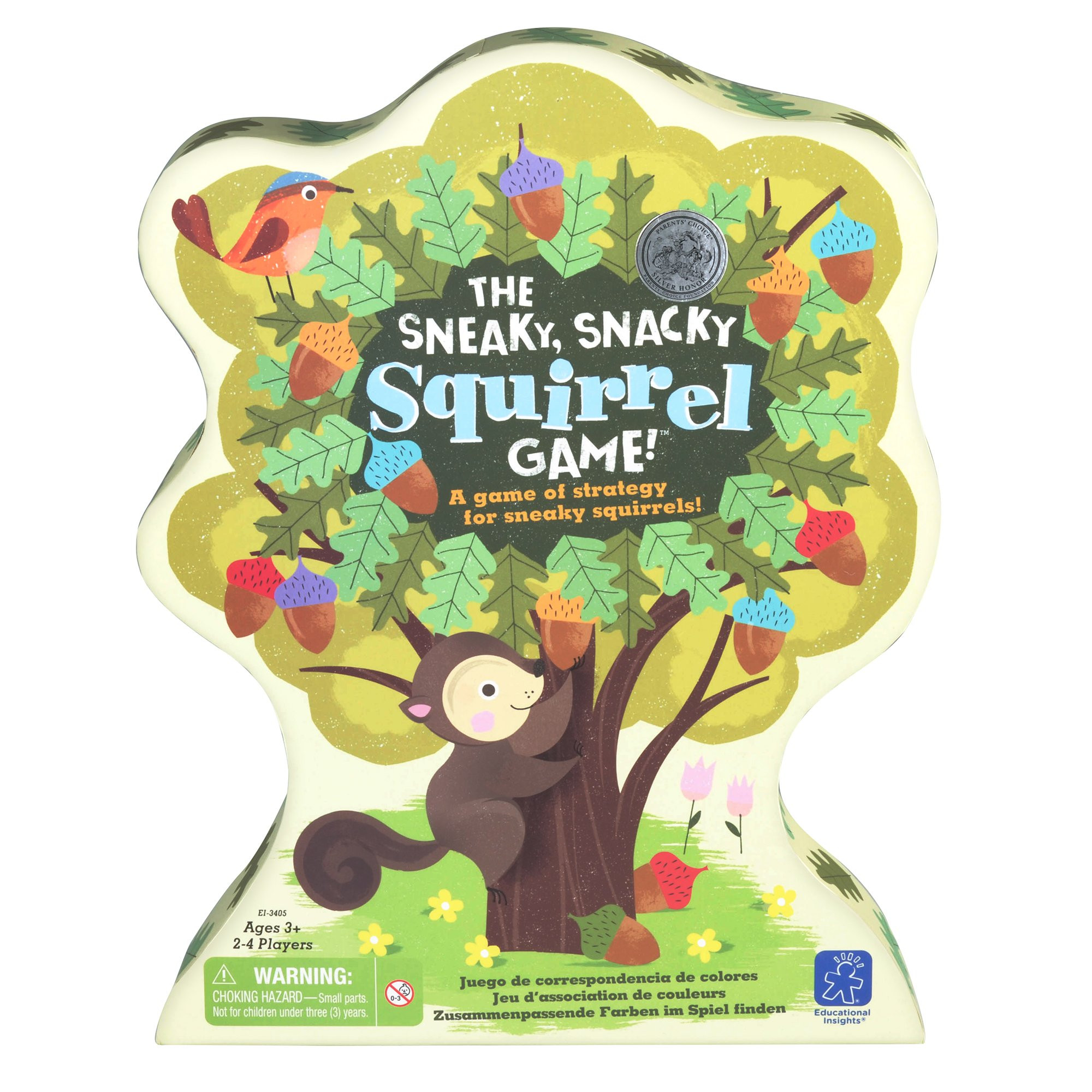 Educational Insights The Sneaky, Snacky Squirrel Game - Cute Preschool Board Games for Kids, Toddler Fine Motor Skills, Color Matching Kids Games and Fun Gifts for Girls & Boys Ages 3+ | Amazon (US)