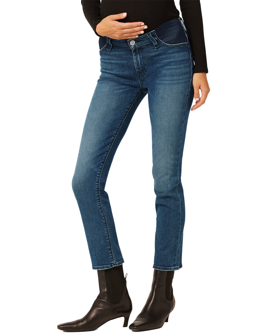 Nico Mid-Rise Straight Ankle (Maternity) Head Over Heels Maternity Jean | Rue La La